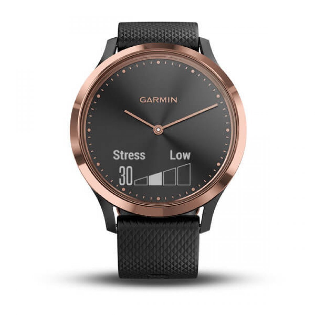 garmin vivomove rose gold suede